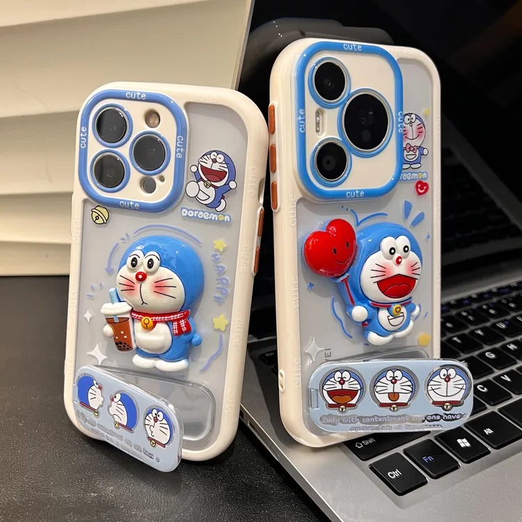 图洛思奶油立体kr猫适用iphone16手机壳华为荣耀vivo小米oppo全包