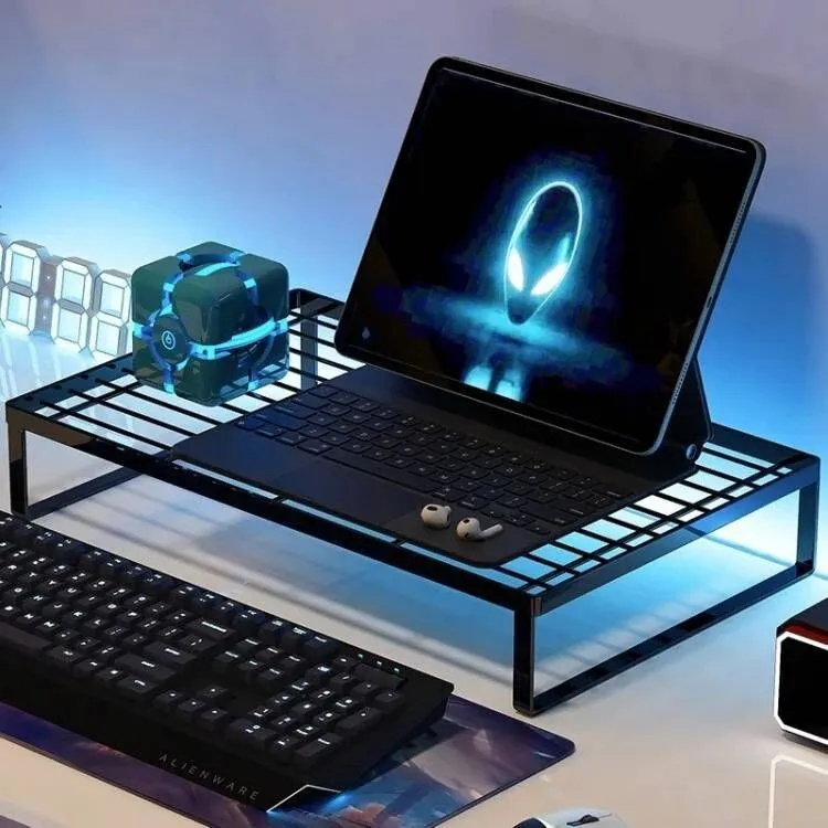 笔记本散热支架桌面电脑增高架宿舍游戏本散热加高底座置物架牢固