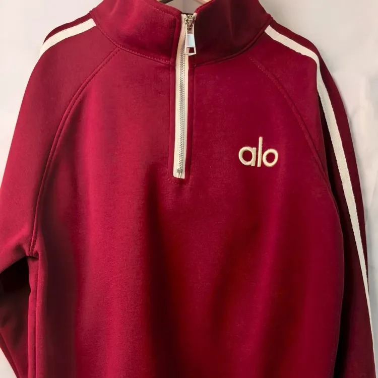 秋季刺绣字母拉链秋冬季抽绳卫衣长袖半拉链保暖女士