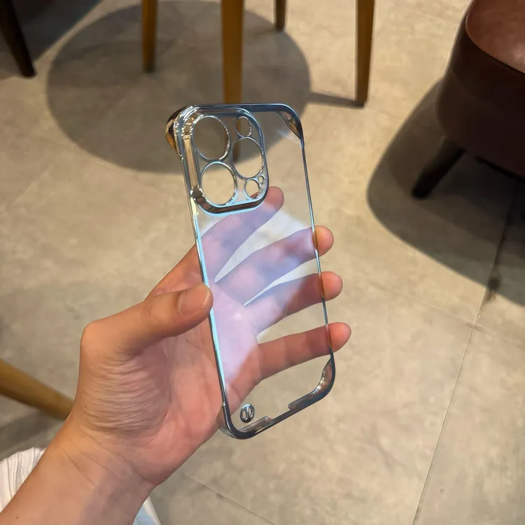 奥菲顿个性电镀无边框适用iPhone16手机壳苹果15华为oppo小米vivo