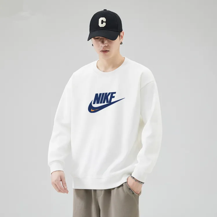 NK2025新款圆领重磅时尚卫衣男士春秋宽松长袖秋冬季打底衫上衣服