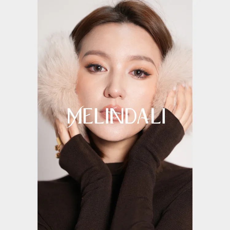 Melinda Li【美丽不冻人】芬兰进口白狐蓝狐染色银狐原色耳罩暖耳套