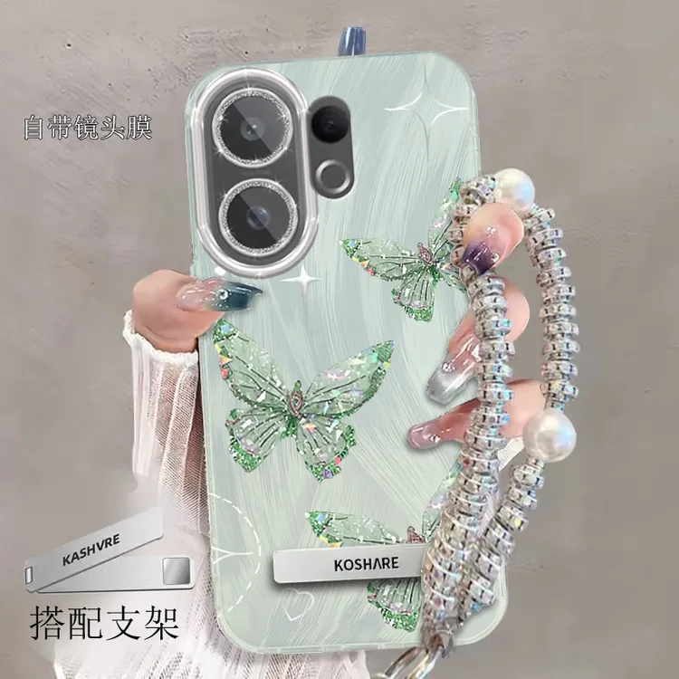 自带镜头膜VIVOS30手机壳蝴蝶s30promini全包防摔软壳羽纱新款