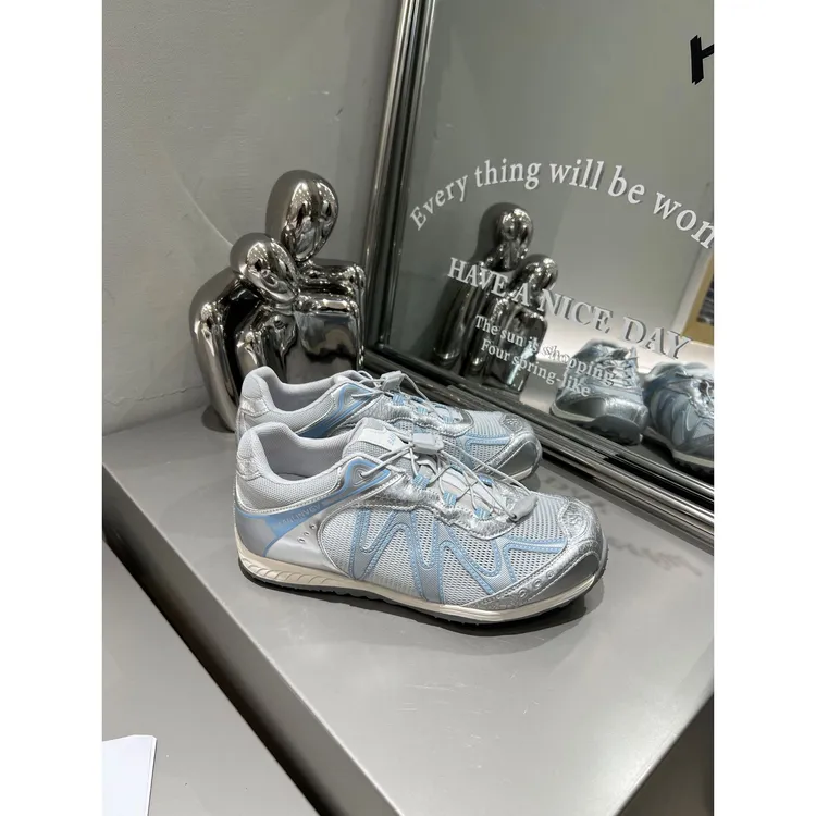 夏季松糕底森系休闲时尚休闲鞋小众网面百搭女鞋厚底