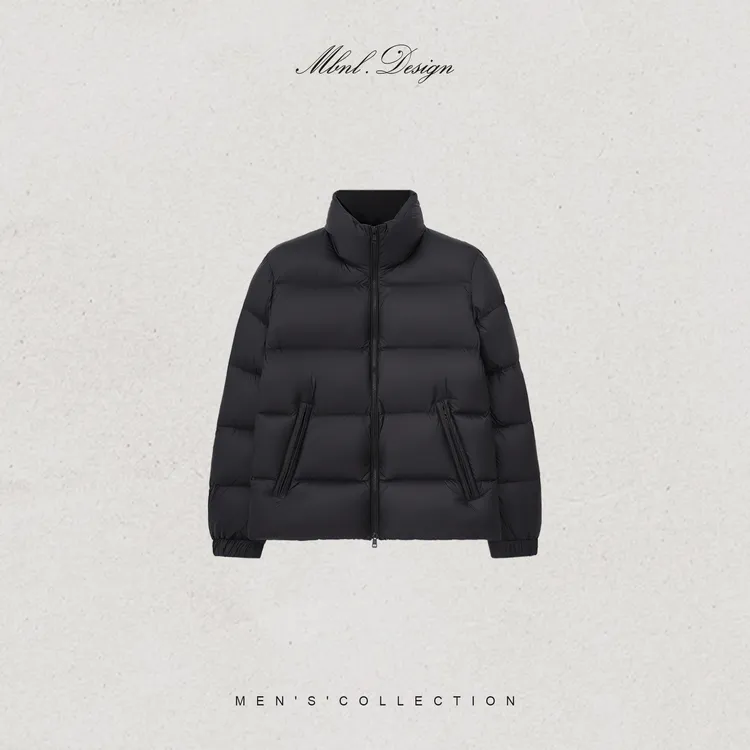 MBNL-F「Square」秦磊男装90鹅绒方格绗缝锁温羽绒服LL-WYR7047