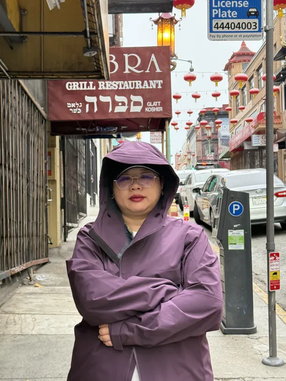 【花滿林】三色连帽净版大口袋冲锋衣外套33035【软壳】