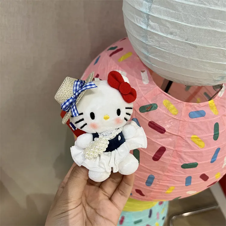 草帽hellokitty女生礼物包包挂件钥匙扣书包小挂饰品公仔玩偶车挂