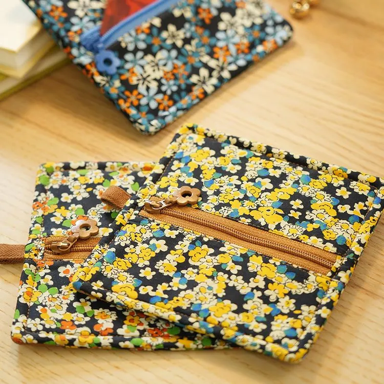 阳春小镇数据线收纳包蓝牙耳机包小包布艺拉链迷你U盘U盾保护便携