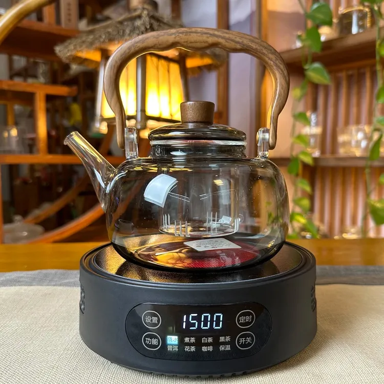 米厨Micur迷你电陶炉茶炉煮茶器蒸茶1500瓦家用多功能保温款