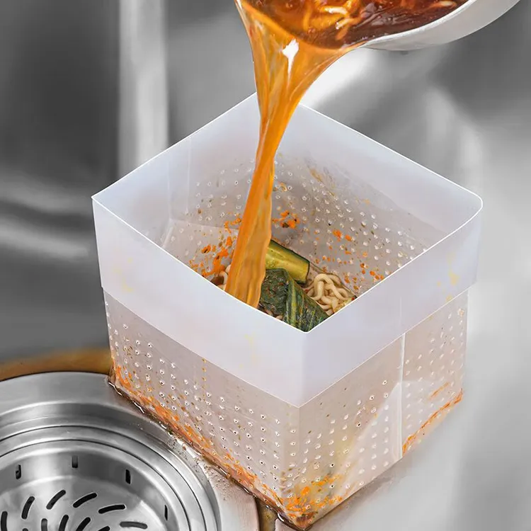 日式自立式垃圾袋沥水袋一次性厨房水槽过滤网厨余垃圾袋