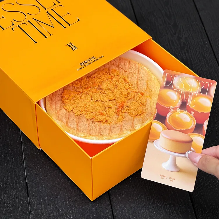 一次性蛋糕打包盒烘焙甜品包装盒慕斯打包盒切块糕点纸盒定制log