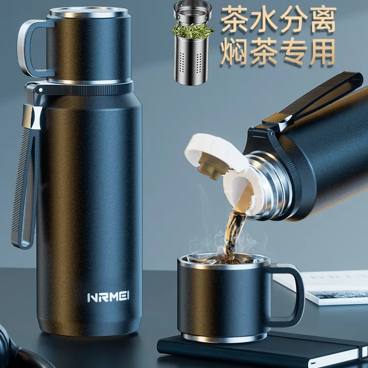 316不锈钢保温杯大容量2025新款冬季便携焖泡茶壶水杯