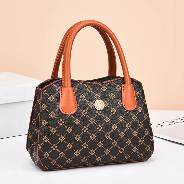 包包女2024新款时尚手提包简约休闲妈妈包中年零钱买菜包一件代发