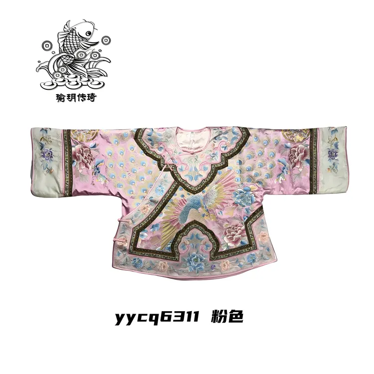瑜玥传琦原创新款馆藏款重工盘金有凤来仪高端女士上衣