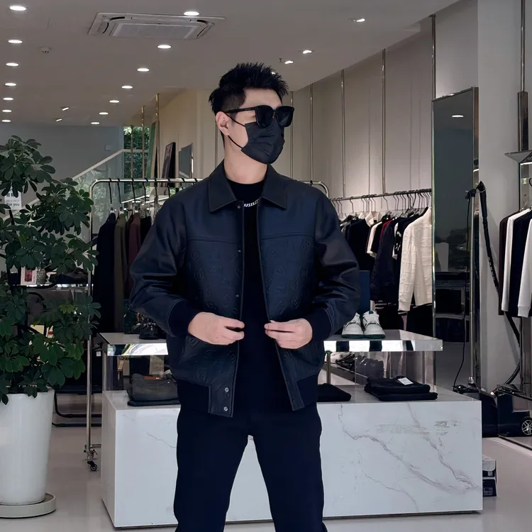 DG迪嘎雅男士秋冬新款绵羊皮皮衣轻奢羊皮翻领夹克