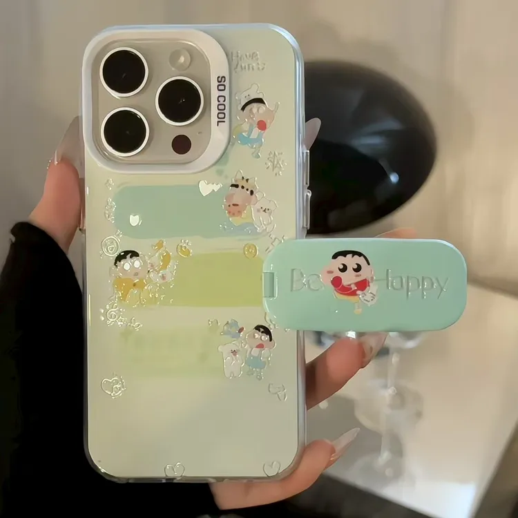 磨砂彩银适用于苹果/华为/小米/oppo/vivo开心就好小新防护手机壳