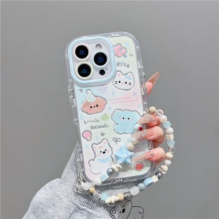 羽纱奶油壳适用苹果16/iPhone/华为荣耀/OPPO/VIVO/小米/手机壳潮