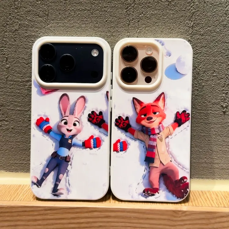 雪地朱迪尼克适用iPhone17promax果冻手机壳华为P70vivoppo小米15