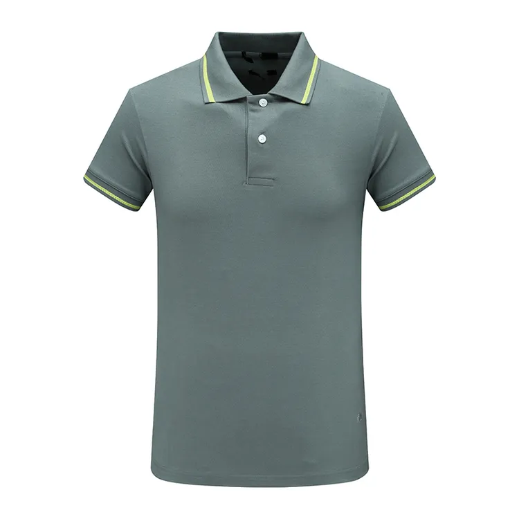 F3658.男士恺夏季SilkBlend短袖翻领POLO轻奢高级舒适透气弹力短T