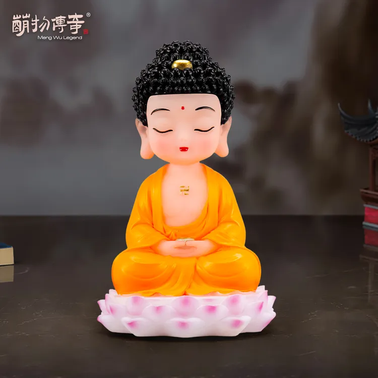 Q版文创如来菩萨佛像情绪稳定桌面小摆件中式家居禅意礼物装饰品