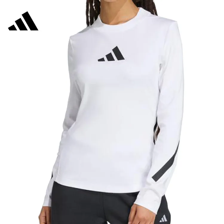 【流光风】adidas阿迪达斯女子运动休闲长袖T恤KE4906