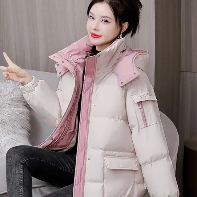 2025年新款韩版羽绒棉服宽松加厚女士面包服冬季棉衣短款棉袄外套