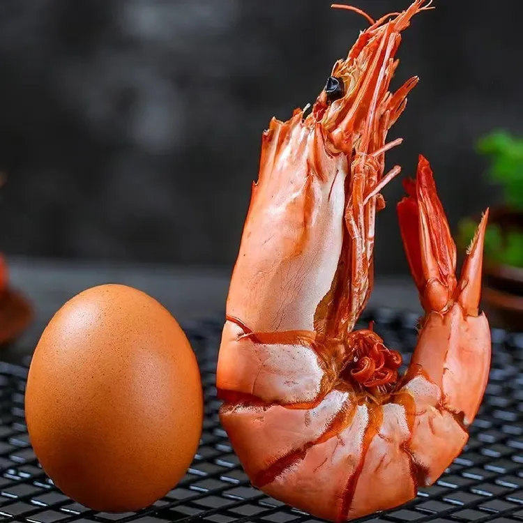 九节虾开袋即食孕妇零食海鲜干货山东特产烤虾干高端上档次零食