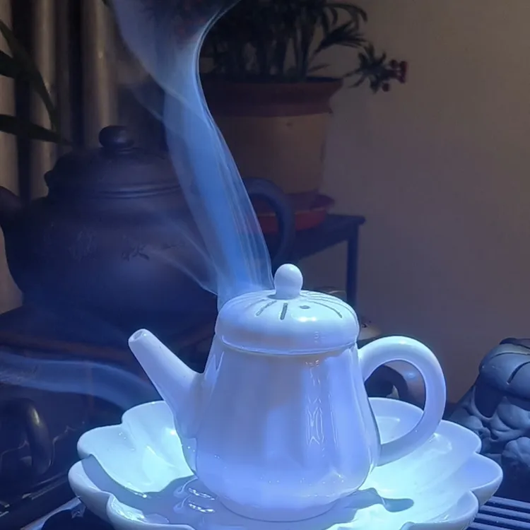 手工改造孤品茶壶香炉只有一个因为需要试香，有使用过介意者别拍