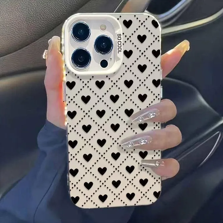 兰知春序满屏爱心iPhone17苹果16pro手机壳15Plus元气壳13promax