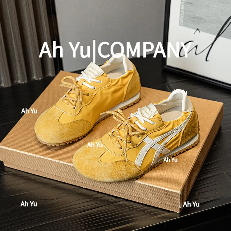 真皮复古内增高德训鞋女2025夏季新款薄款透气舒适百搭运动休闲鞋