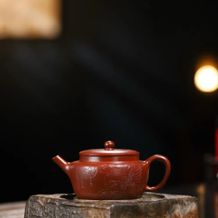 【鲲鹏】 冰窖紫袍玉砂 220cc 顾洪军作品