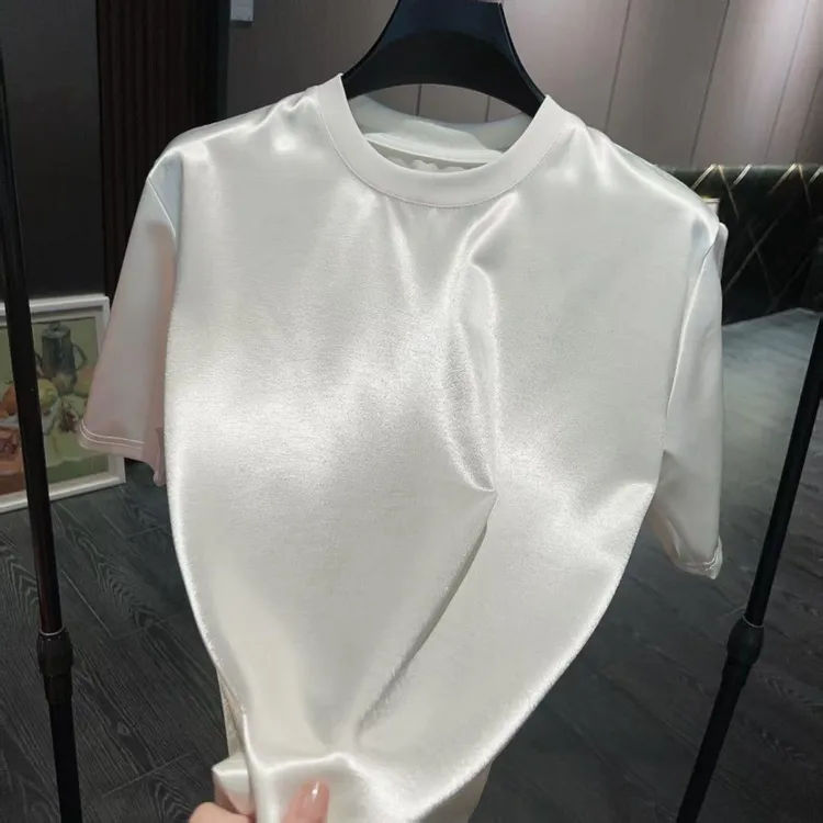 上衣男士夏季半袖圆领T恤百搭时尚休闲简约潮流永司2025新款夏季