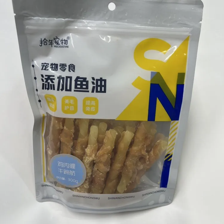 拾年宠物鸡肉缠牛蹄筋