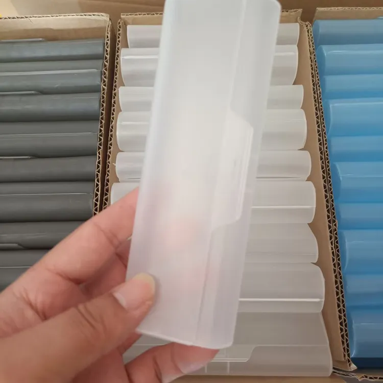 轻便抗压便携式半透明塑料眼镜盒可收纳老花镜近视镜男女士花镜