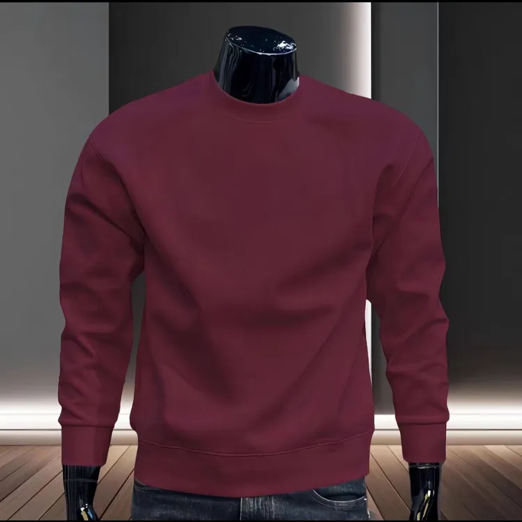 2025新款潮牌男士卫衣宽松打底衫加绒加厚长袖潮流百搭休闲T秋冬