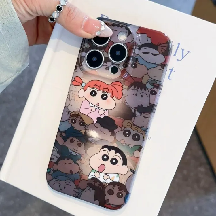 可爱小新妮妮适用苹果16promax手机壳15plus可爱vivo红米k80创意