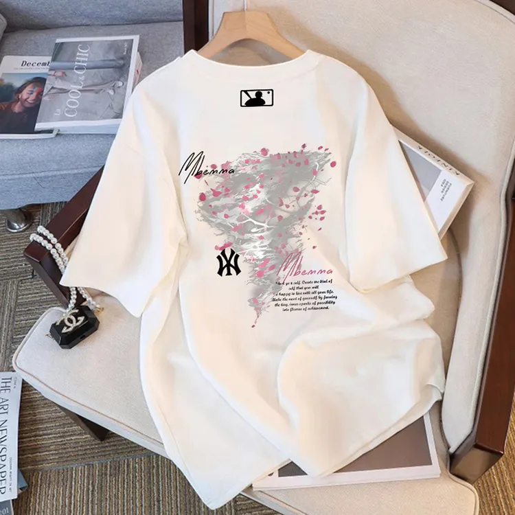 迪柯登美式复古小众个性印花重磅纯棉短袖t恤男夏季潮牌半袖上衣