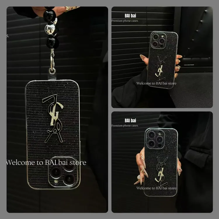 适用于苹果/华为/荣耀/红米/oppo潮牌电镀闪片全包防摔手机壳