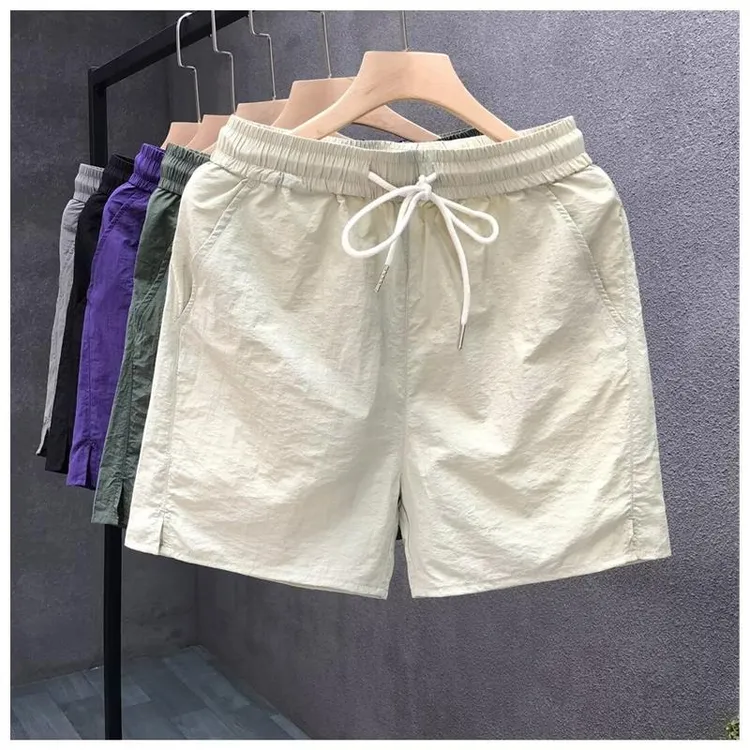 汤米专柜◆款冰丝速干短裤男士薄款潮牌休闲三分裤运动休闲四分裤