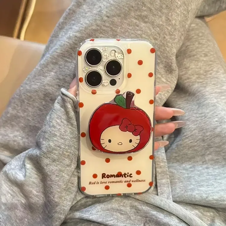 雅天立波点英文苹果支架适用苹果16/17手机壳华为vivo小米15oppo