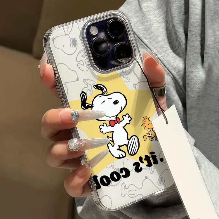 史努比适用vivo荣耀一加苹果16promax手机壳小米15OPPO卡通华为潮