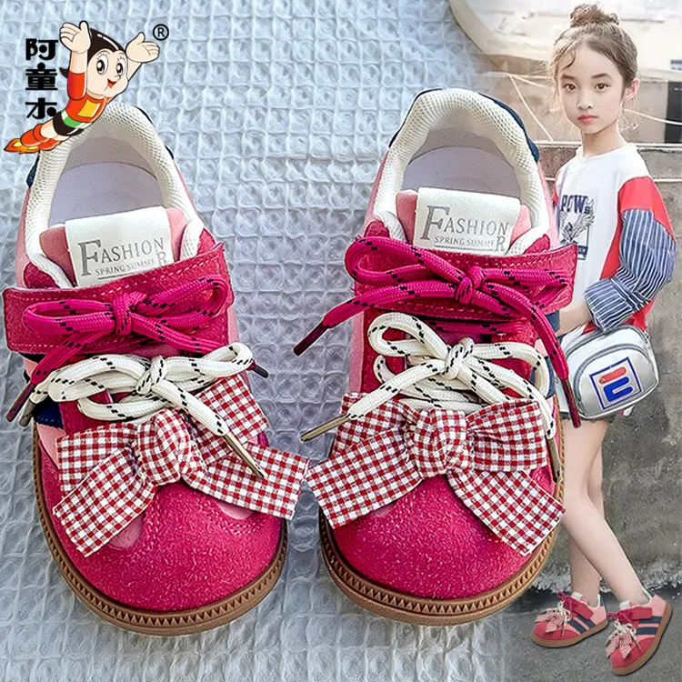阿童木儿童运动鞋女童鞋2025秋季新款女孩公主德训鞋轻便阿甘板鞋