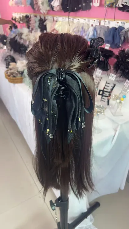 鲨鱼夹发夹时尚手工