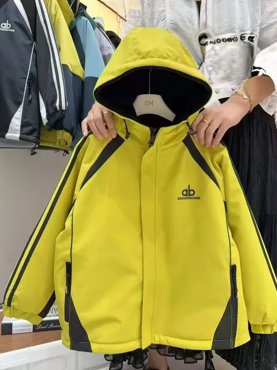 男童秋季双面穿时髦上衣2025新款春秋休闲洋气秋装青少年炸街外套