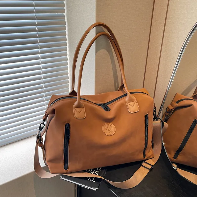 防水旅行包大容量百搭手提包轻便电脑包短途外出行李包单肩健身包