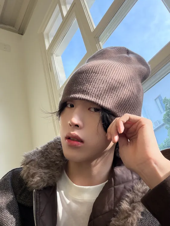 KidThe1One针织冷帽秋冬季美式复古毛线帽子保暖韩版男女套头帽