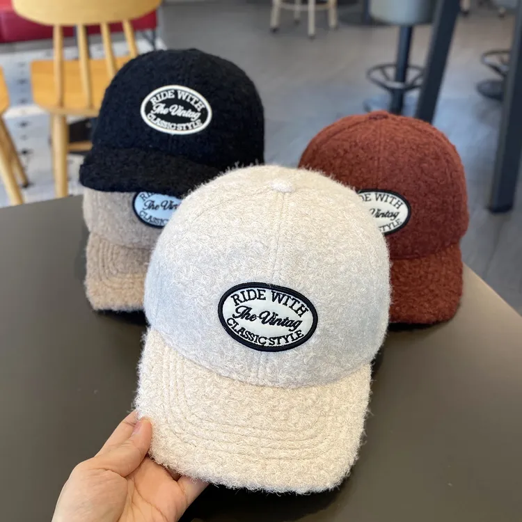 【小布丁】小学生帽子秋冬韩版保暖防风鸭舌帽冬季羊羔绒儿童棒球帽