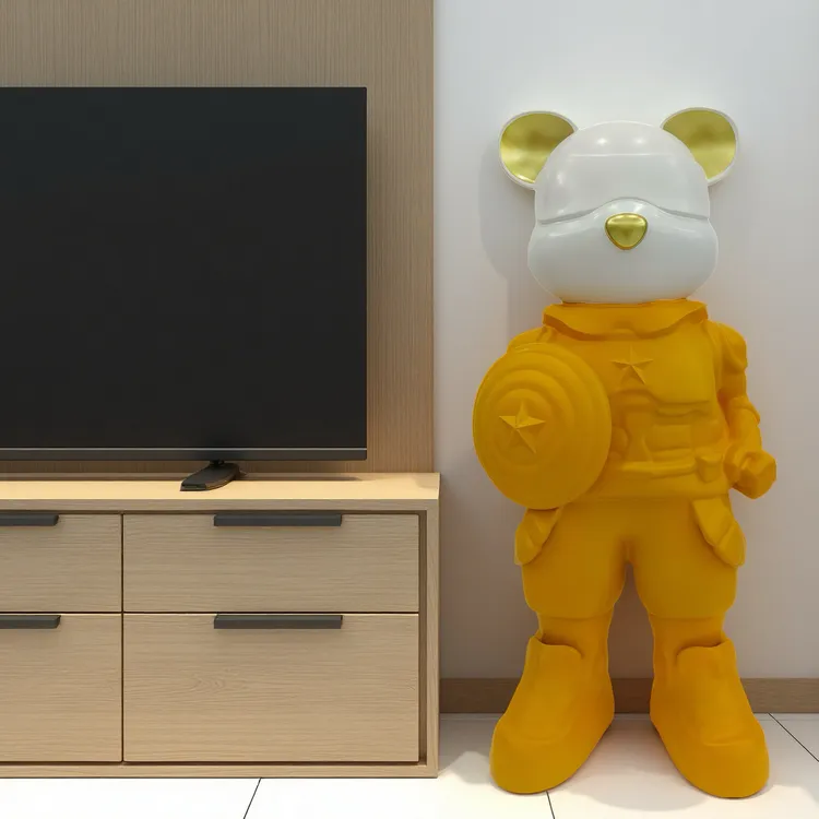 暴力熊存钱摆件客厅电视柜玄关大型落地装饰品搬新家礼物乔迁礼品