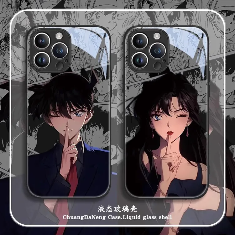 适用苹果17/华为pura80/小米15/vivo/oppo名侦探柯南小兰潮手机壳