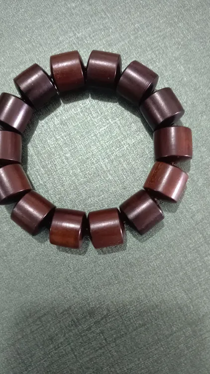 非金属木质手链 雷击木玉化料老枣木方形手串做工精细品质优雅